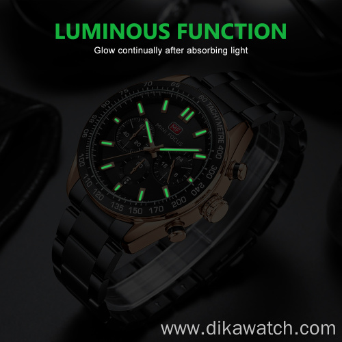 New Luxury Mens Watches with Stainless Steel Brand